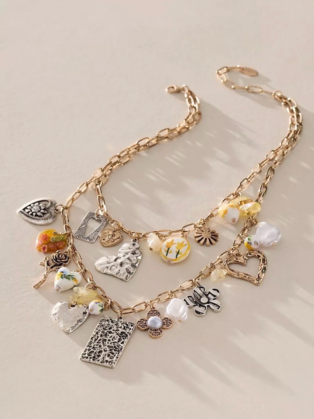 Free People Maxamillion Charm Necklace